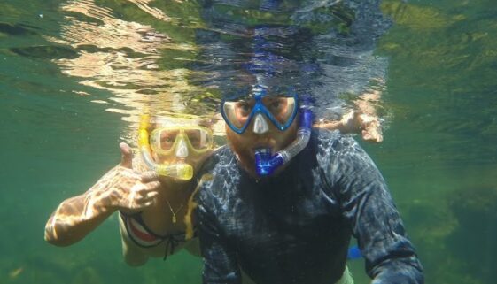 sophie-tom-snorkeling-mexico
